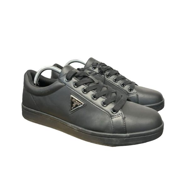 NWOB GUESS | Black Silea Triangle Low-Top Men’s Sneakers - Picture 5 of 12